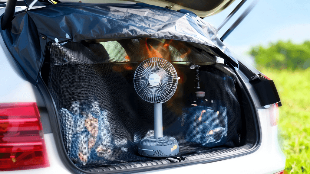 夏の車中泊暑さ対策｜ポータブルクーラー・標高選び・換気術