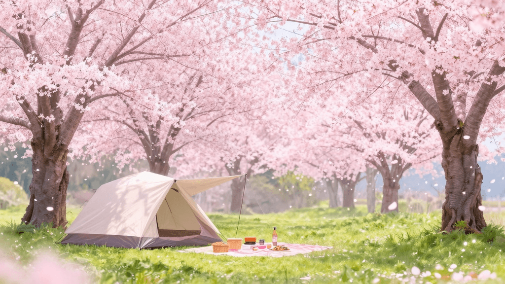 春キャンプの楽しみ方|花見キャンプ・GWおすすめスポット
